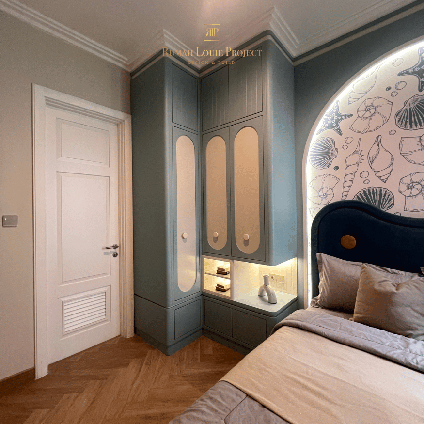 Custom interior kamar anak laki laki