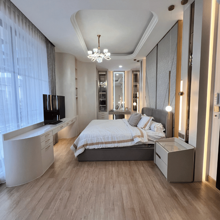 Master Bed Room Custom Interior Klasik Modern