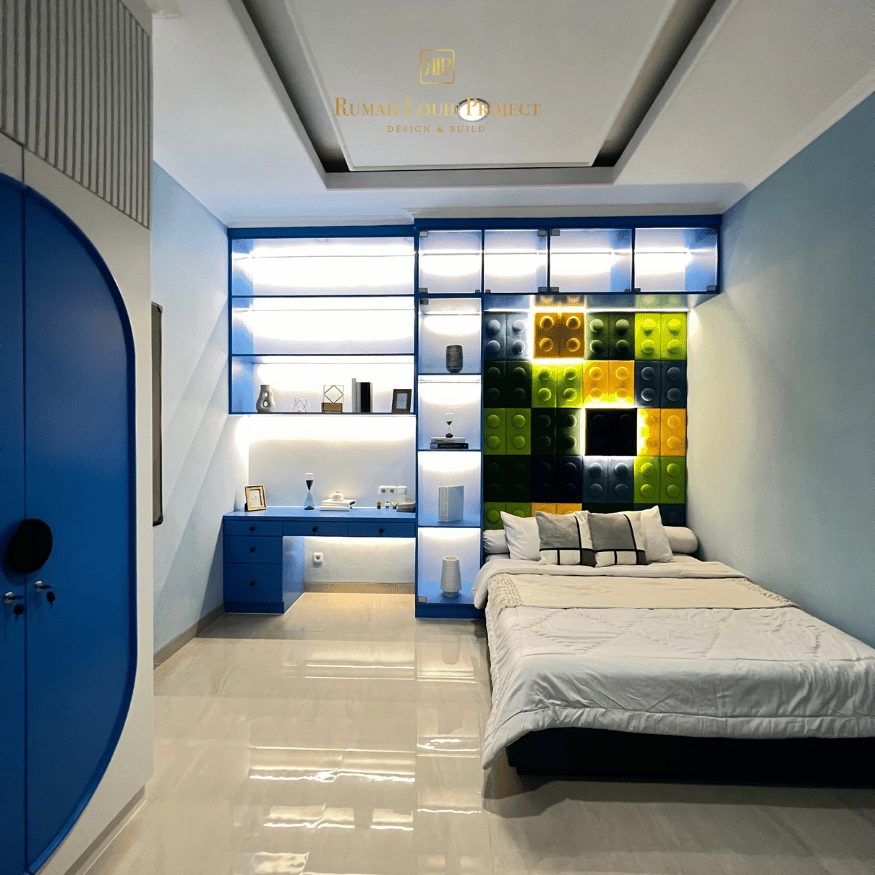 Custom interior kamar anak laki laki